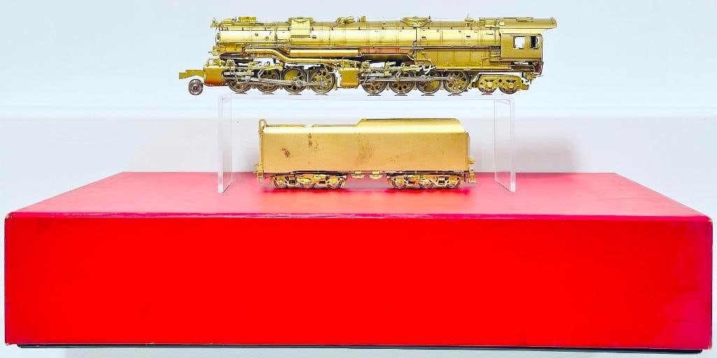 Key Imports Modern HO Brass B&O EM - 1 #7600 2 - 8 - 8 - 4 Locomotive and Tender Boxed (1 of 8)