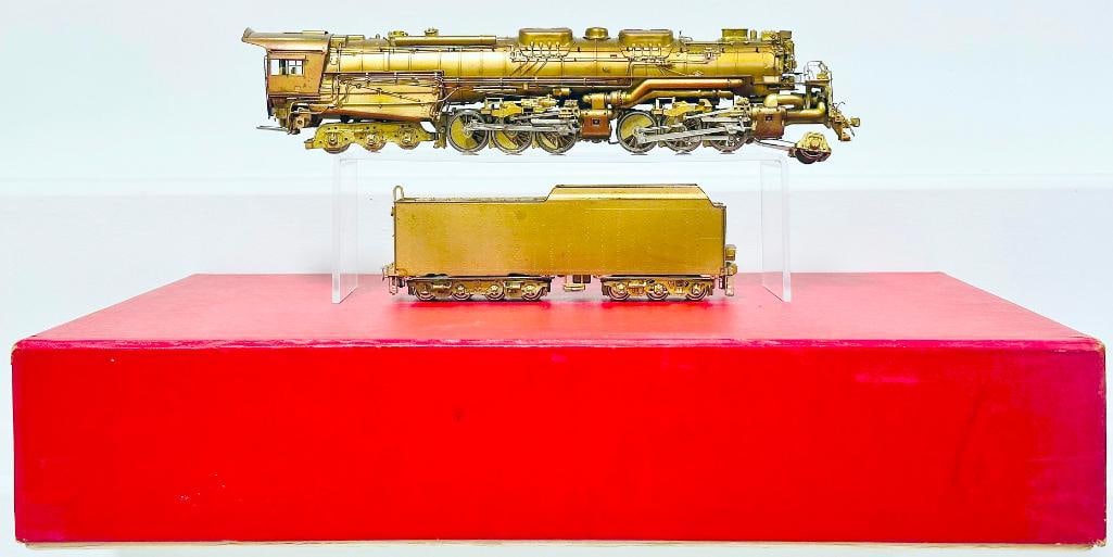 Key Imports Modern HO Brass H - 8 Classic Middle Version C&O 2 - 6?6?6 Locomotive and Tender Boxed (1 of 8)