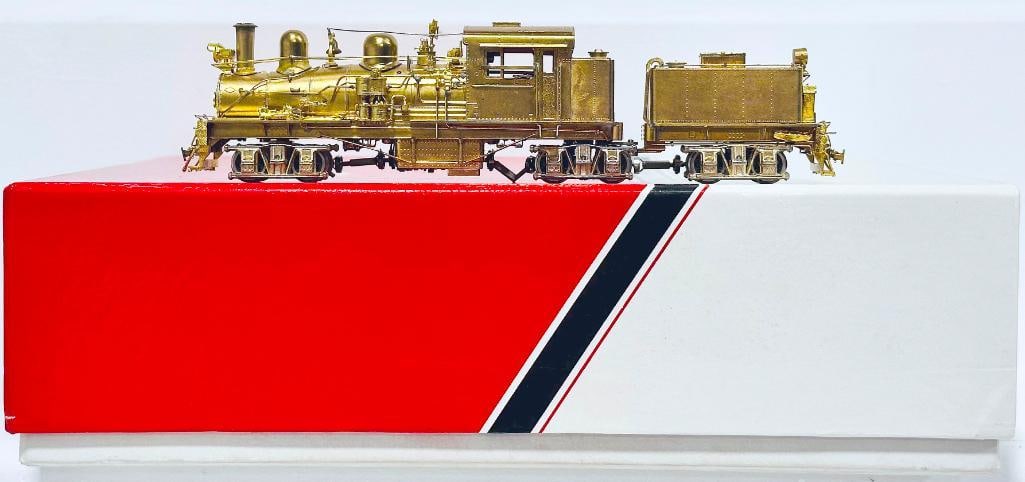 Westside Model Co. Modern HO Brass 3 Truck Shay Boxed: Westside Model Co. Modern HO Brass 3 Truck Shay Boxed, in C8 and with its original box. This item has been tested and is operational.