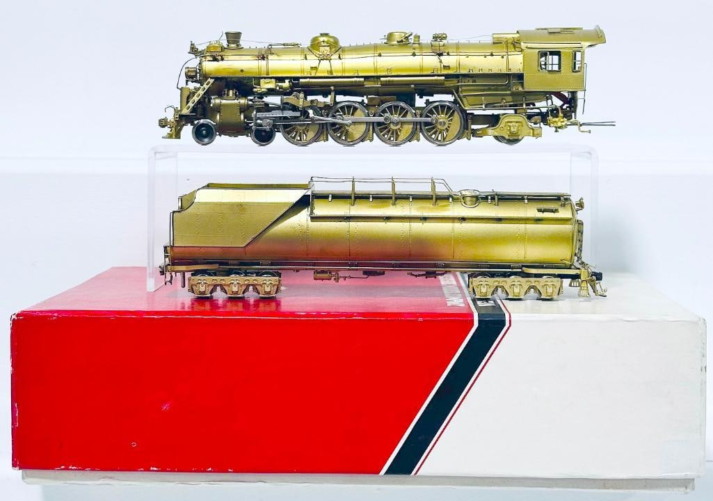 Westside Model Co. Modern HO Brass Baltimore and Ohio T- 3t 4 - 8 - 2 Locomotive and Tender Boxed (1 of 8)
