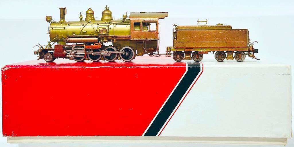 Westside Model Co. Modern HO Brass Sierra #24 2 - 8 - 0 Locomotive and Tender Boxed: Westside Model Co. Modern HO Brass Sierra #24 2 - 8 - 0 Locomotive and Tender Boxed, in C8 and with its original box, made by Samhongsa. This item has been tested and is not operational.