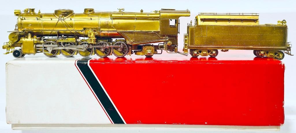Westside Model Co. Modern HO Brass Pennsylvania Railroad N - 15 - 10 - 2 Locomotive and Tender Boxed (1 of 8)