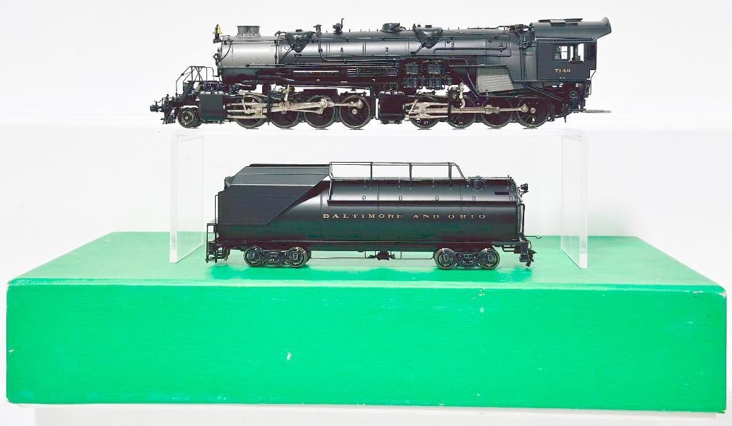 Overland Models Modern HO Brass B&O EL - 5a 2 - 8 - 8 - 0 Locomotive and Tender Boxed (1 of 8)