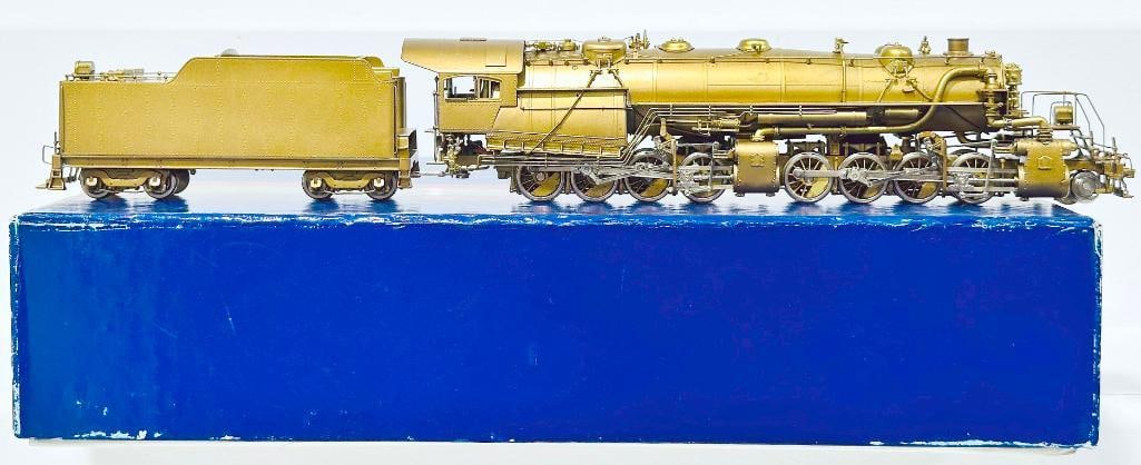 Custom NJ Brass Modern HO Brass Reading Lines Class N-1 2 - 8 - 8 - 0 Locomotive and Tender Boxed (1 of 8)