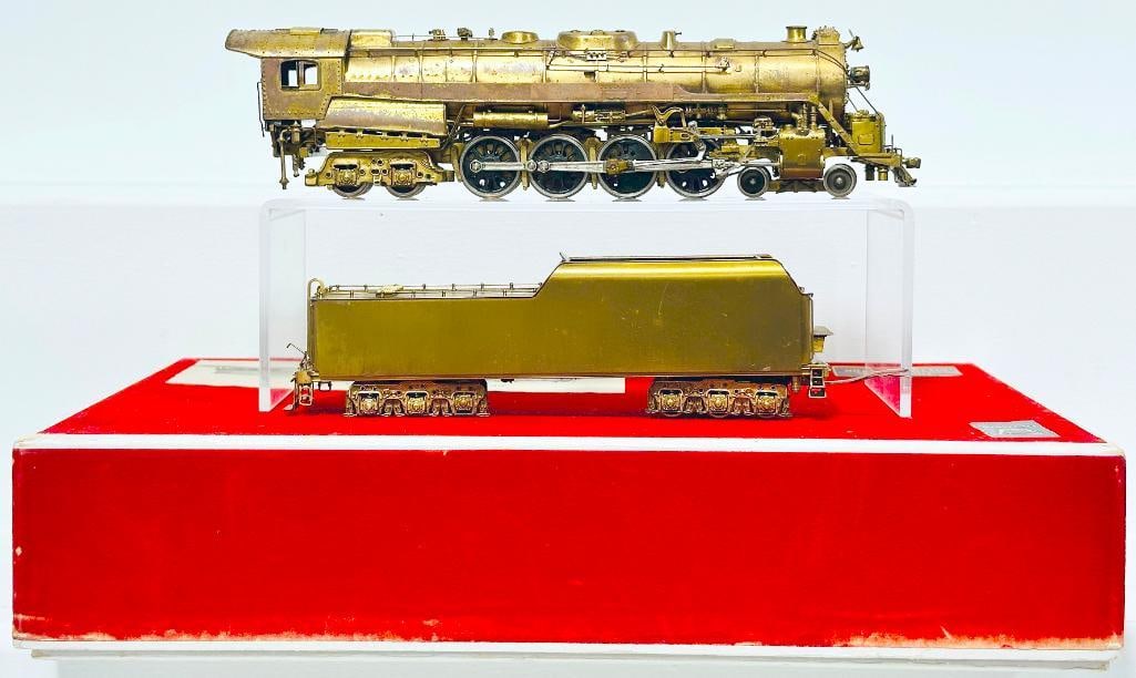 Gem Models Modern HO Brass Reading Class T - 1 4 - 8 - 4 Locomotive and Tender Boxed (1 of 8)