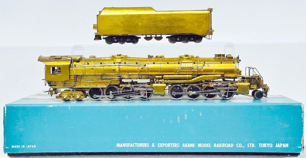 Akane Model Trains Modern HO Brass B&O Class EM - 1 2 - 8 - 8 - 4 Locomotive and Tender Boxed (1 of 8)