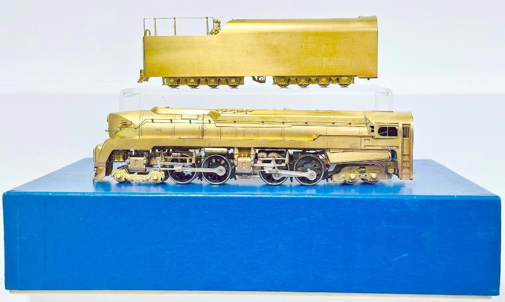 Alco Models Modern HO Brass PRR T - 1 4 - 4 - 4 - 4 Locomotive and Tender Boxed (1 of 8)