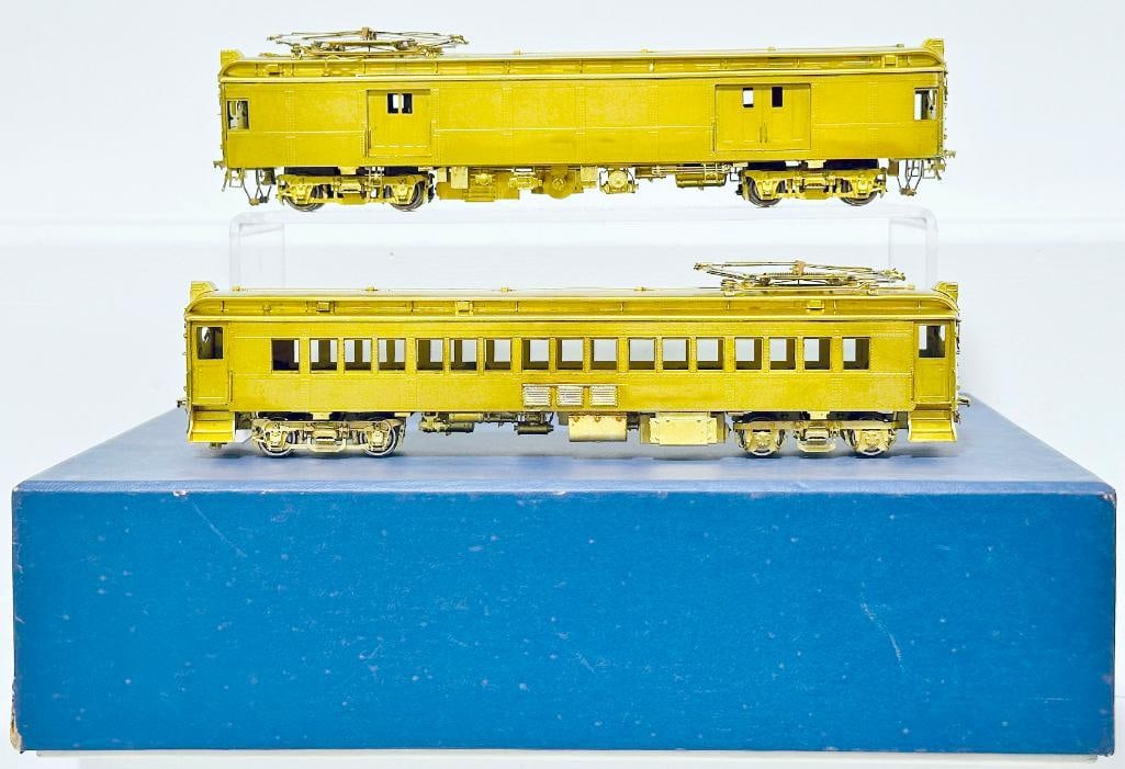 Railworks Modern HO Brass PRR MP - 54 MU Cars Baggage/MP - 54 Coach Set Boxed (1 of 8)