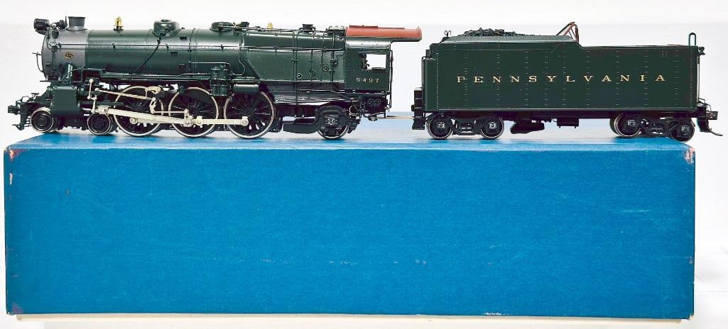 Railworks Modern HO Brass PRR K - 4s 4 - 6 - 2 Locomotive and Tender Boxed (1 of 8)