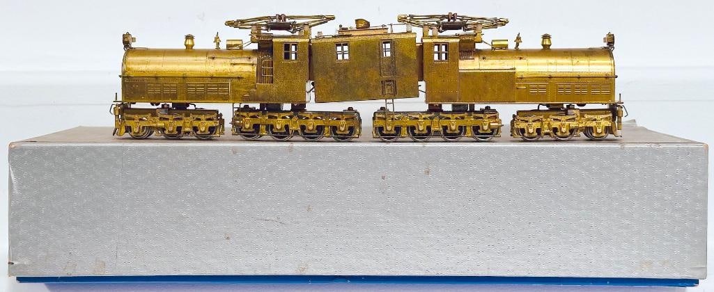 Custom NJ Brass Postwar HO Brass Chicago Milwaukee St. Paul Class EP - 2 Electric Locomotive (1 of 8)