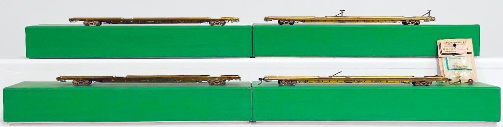 Overland Models Modern HO Brass TOFC Trailer Train Flat Car Boxed X4 (1 of 8)