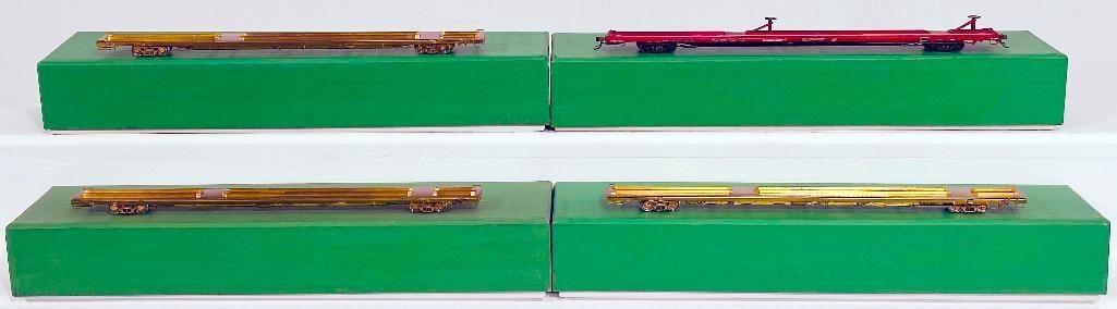 Overland Models Modern HO Brass TOFC Trailer Train Flat Car Boxed X4 (1 of 8)