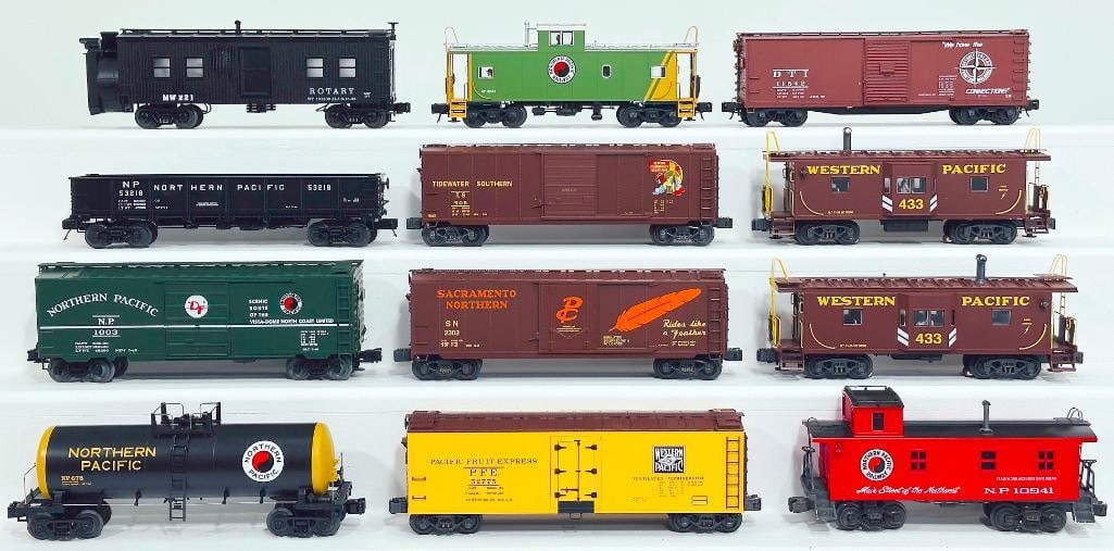 K-Line/ MTH/ Lionel/ Atlas Modern O Gauge Twelve (12) Assorted Cars (1 of 8)