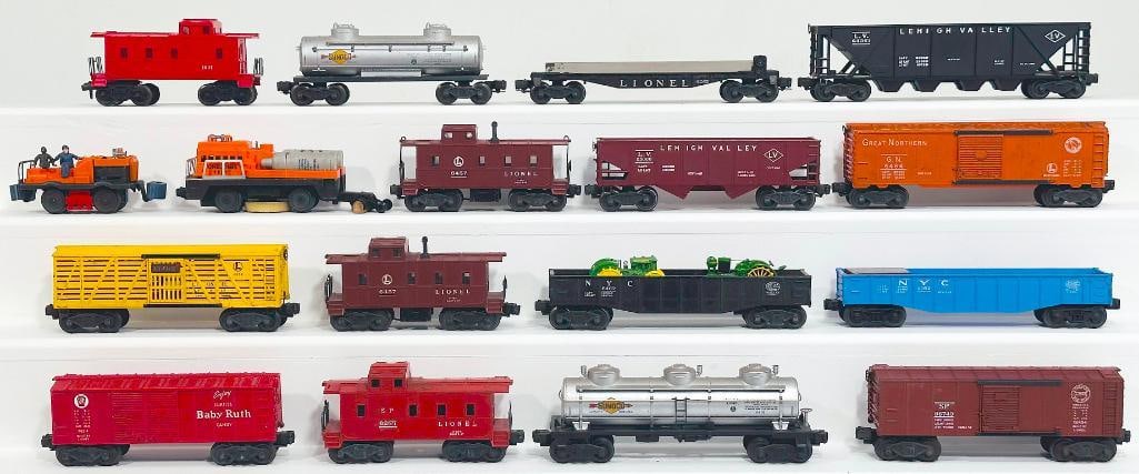 Lionel Postwar O Gauge 50 Gang Car – 3927 Track Maintenance Car – Fifteen (15) Assorted (1 of 8)