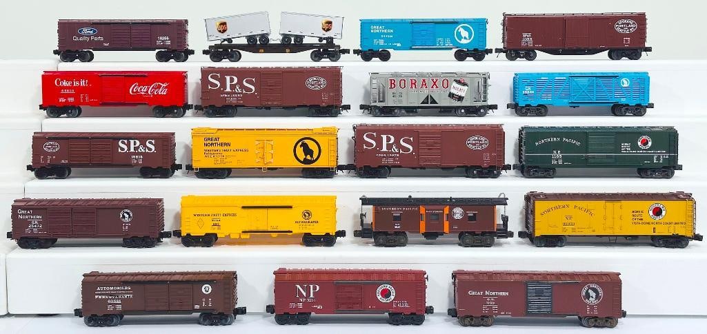 Lionel/ Atlas/ K-Line Modern O Gauge Nineteen (19) Assorted Freight Cars (1 of 8)