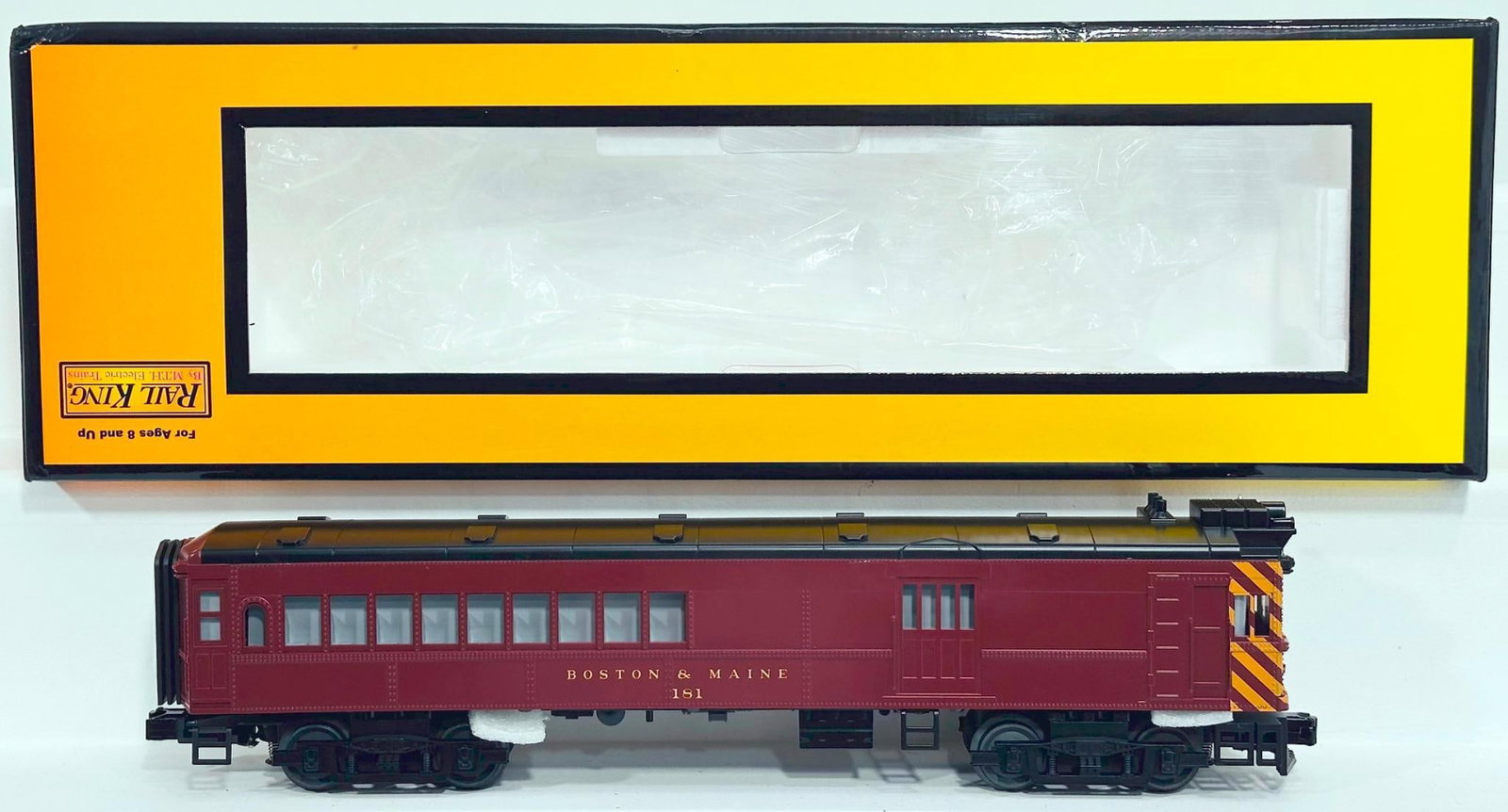 MTH Rail King Modern O Gauge Doodlebug Boston and Maine Diesel Engine with PS 2.0 Boxed (1 of 8)