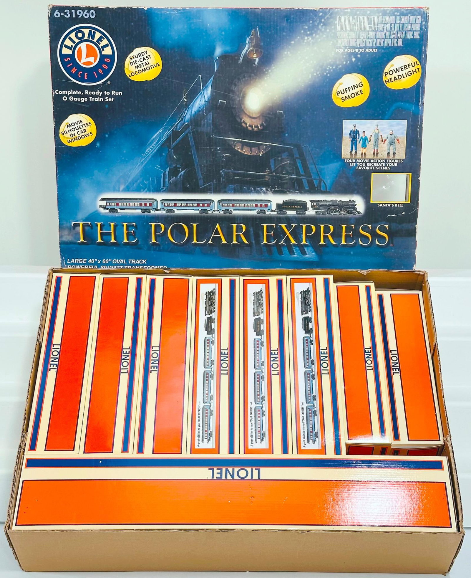 Lionel Modern O Gauge Polar Express Passenger Set Boxed (1 of 11)