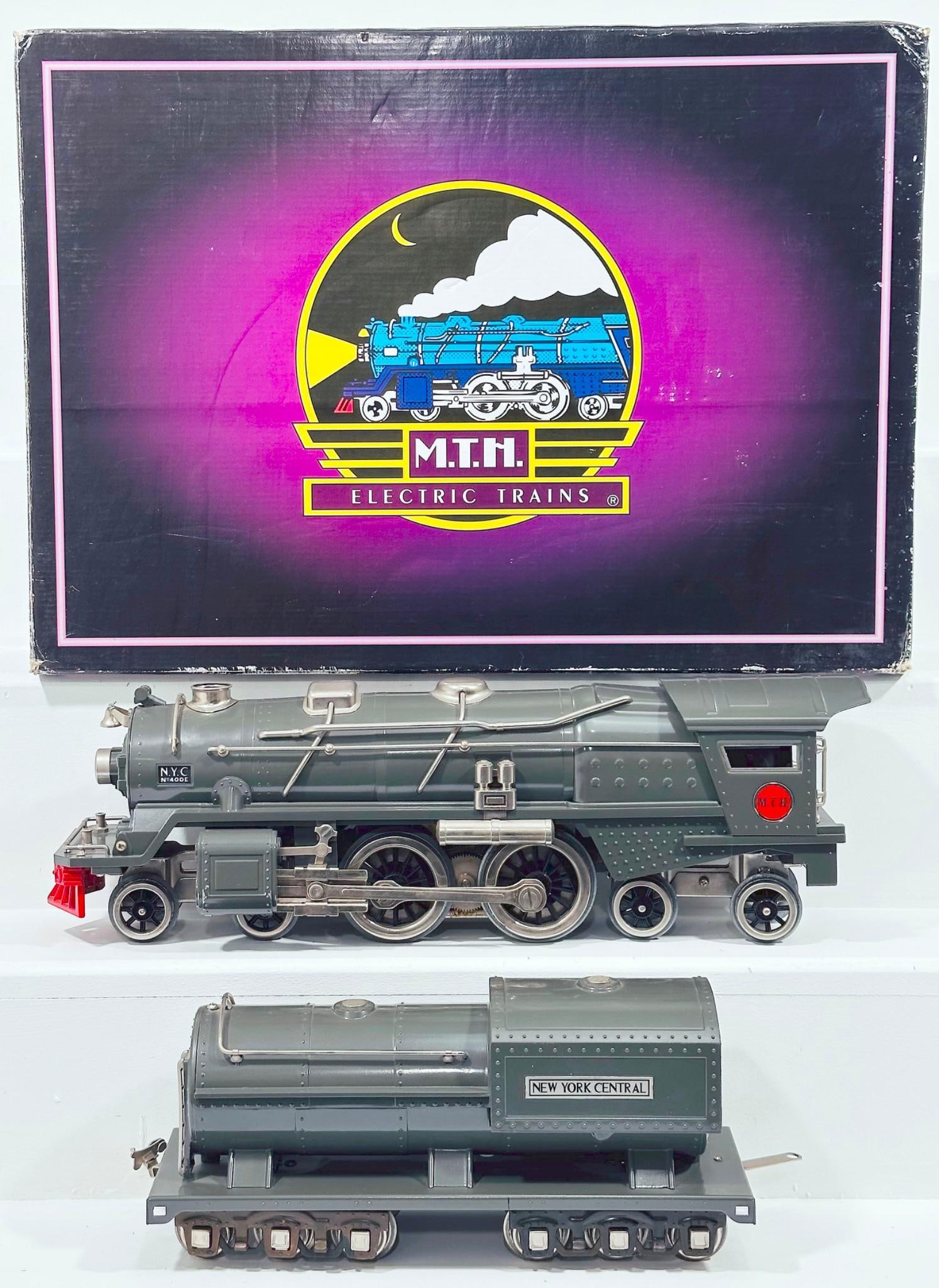 MTH Tinplate Traditions Modern Standard Gauge 400E Lionel Locomotive and Tender Gray (1 of 8)