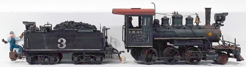 Bachmann Modern G Scale 2 – 6 – 0 Old Time Locomotive and Tender Weathered (1 of 6)