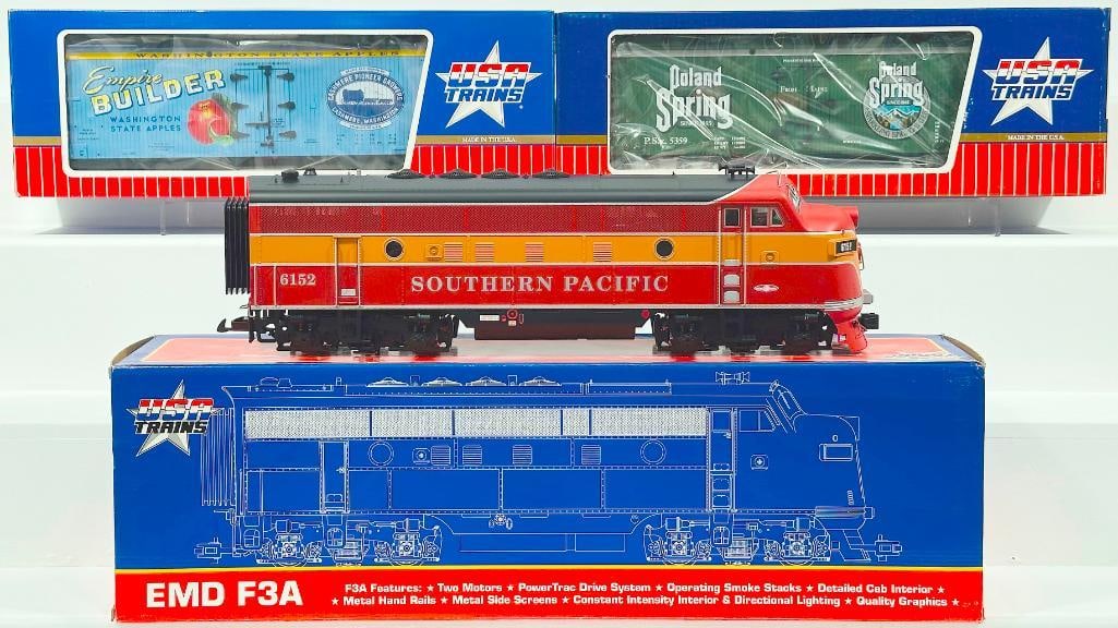 USA Trains Modern G Scale Southern Pacific Daylight F – 3 Diesel Unit and Empire Builder WA Box (1 of 9)