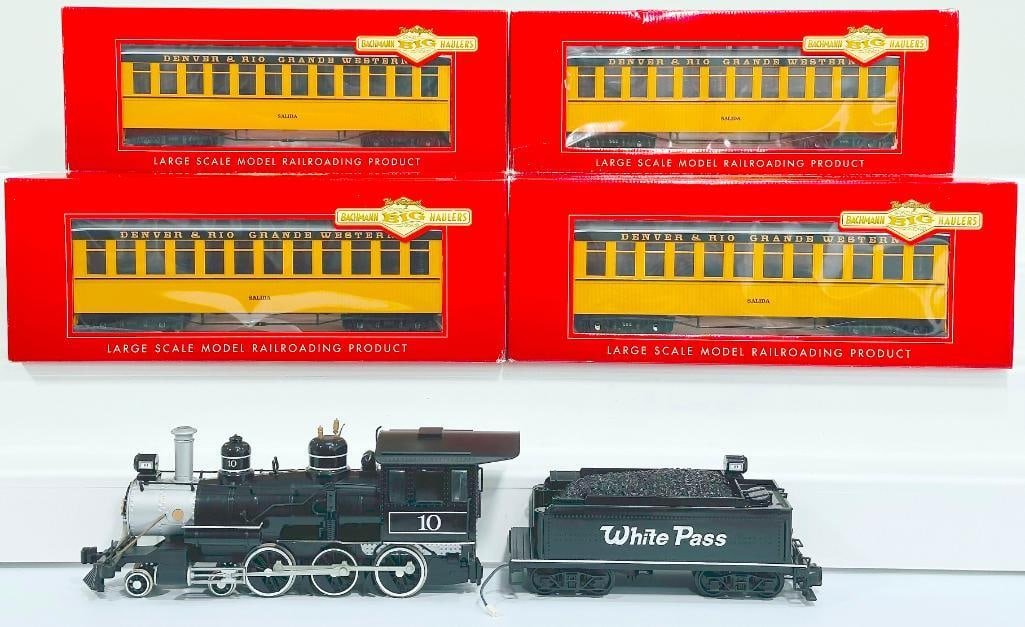 Bachmann Modern G Scale 4 – 6 – 0 Old Time Diecast Locomotive and Tender (1 of 10)
