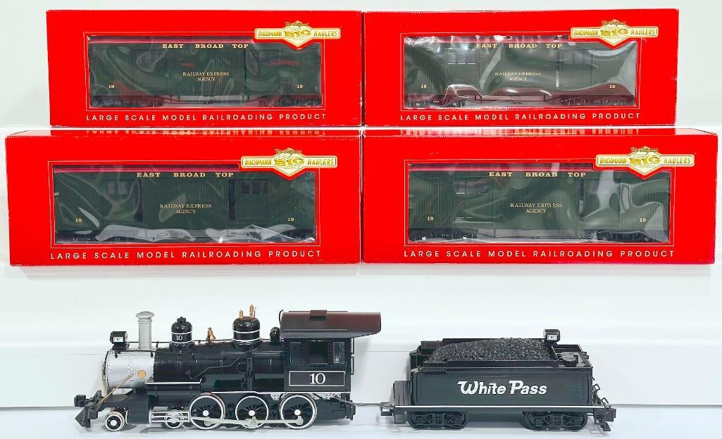 Bachmann Modern G Scale 4 – 6 – 0 White Pass Old Time Locomotive and Tender and L Jackson Sharp (1 of 10)