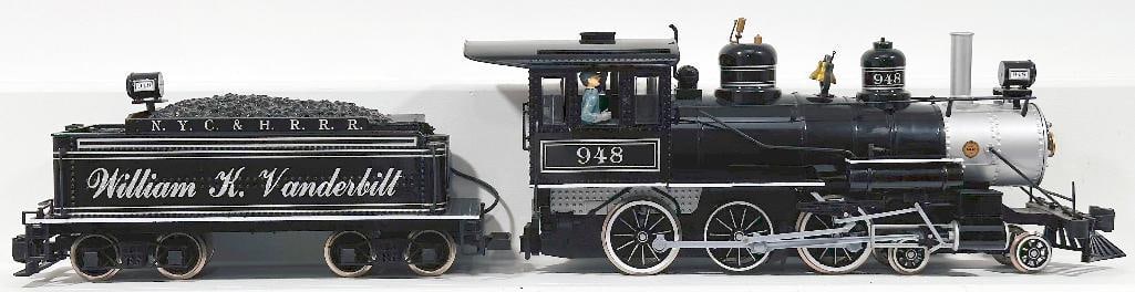 Bachmann Modern G Scale William Vanderbilt NYC 4 - 6 - 0 Locomotive and Tender (1 of 6)