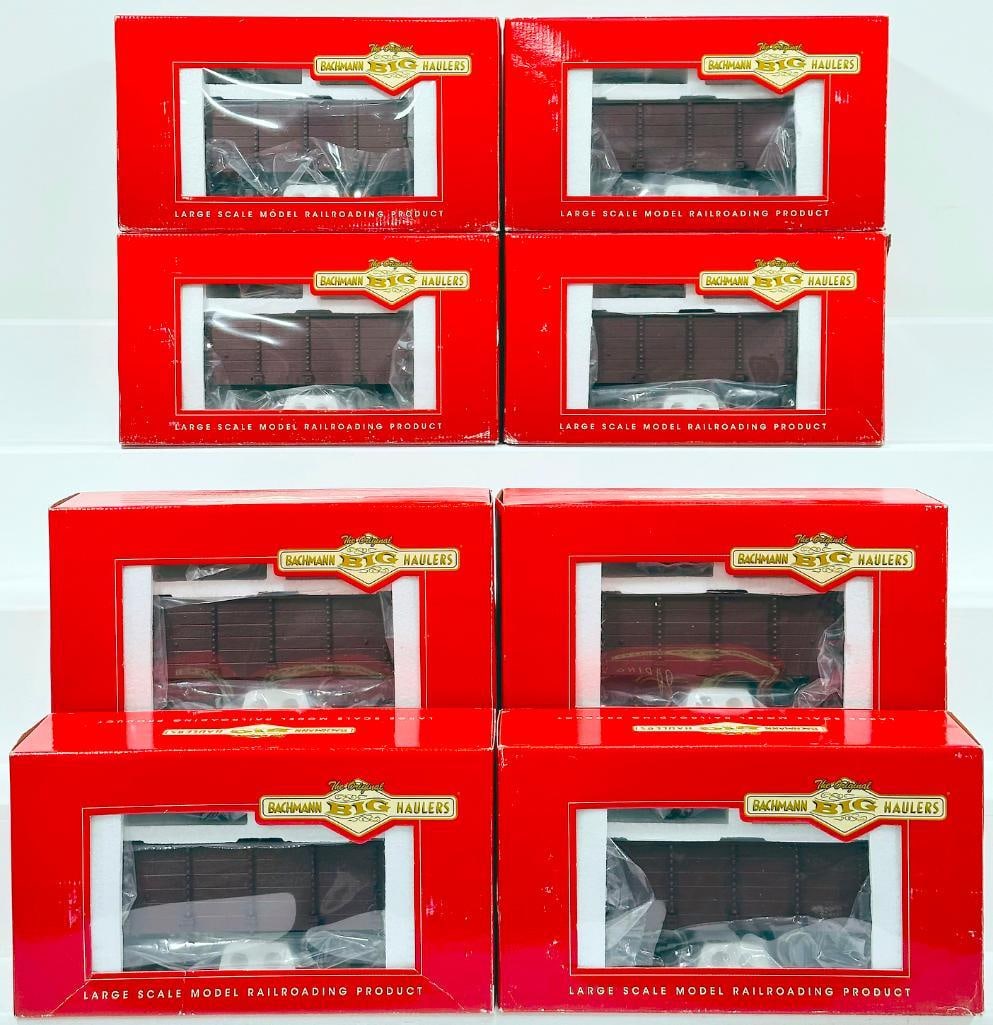 Bachmann Big Haulers Modern G Scale Wood Ore Car Painted Unlettered Boxed X8 (1 of 4)