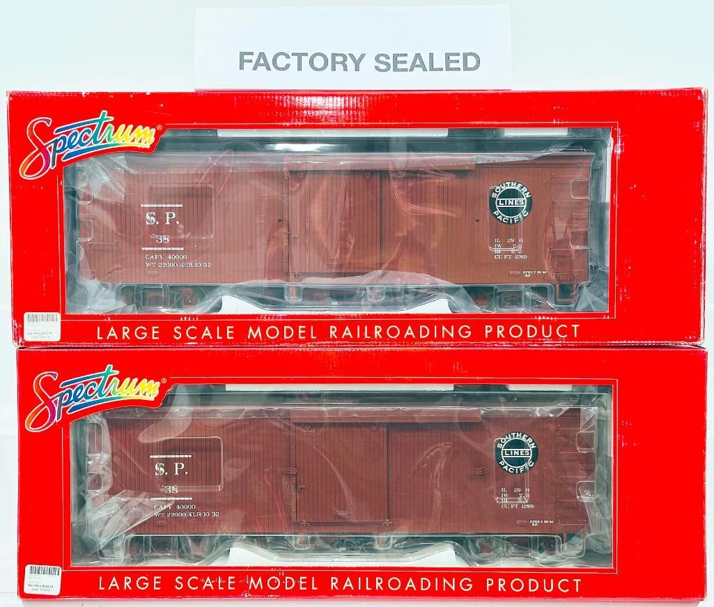 Spectrum Modern G Scale Southern Pacific Box Car Boxed X2 (1 of 3)