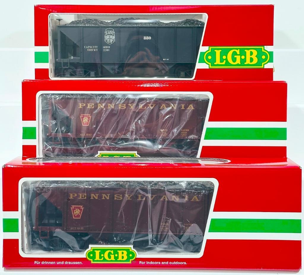 LGB Modern G Scale 44760 Pennsylvania Hopper/4076 Hopper/44760 Pennsylvania Hopper Boxed (1 of 6)