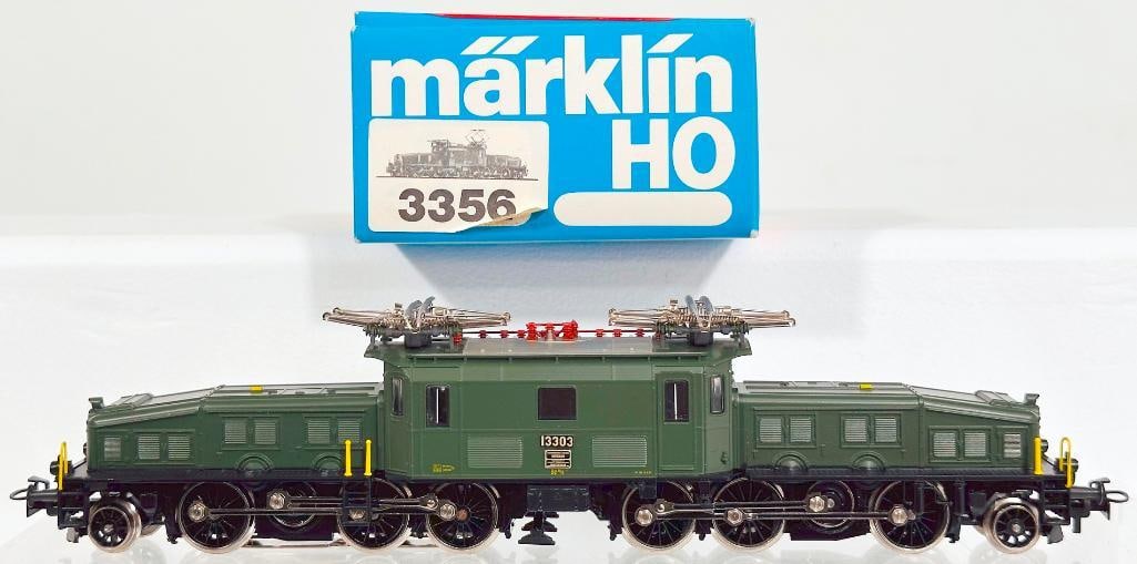 Marklin Postwar HO Scale #3356 SBB Crocodile Electric Locomotive Boxed (1 of 8)