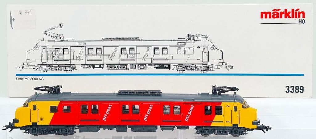 Marklin Modern HO Scale #3389 Serie mP 3000 NS Electric Locomotive Boxed (1 of 8)