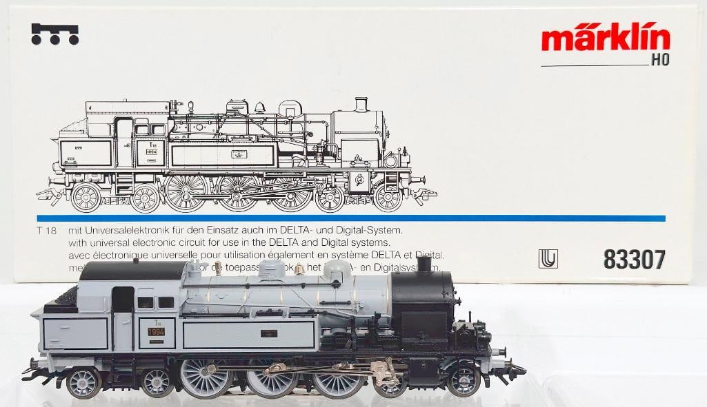Marklin Modern HO Scale #83307 4 - 6 - 4 T 18 Tank Locomotive Boxed (1 of 8)