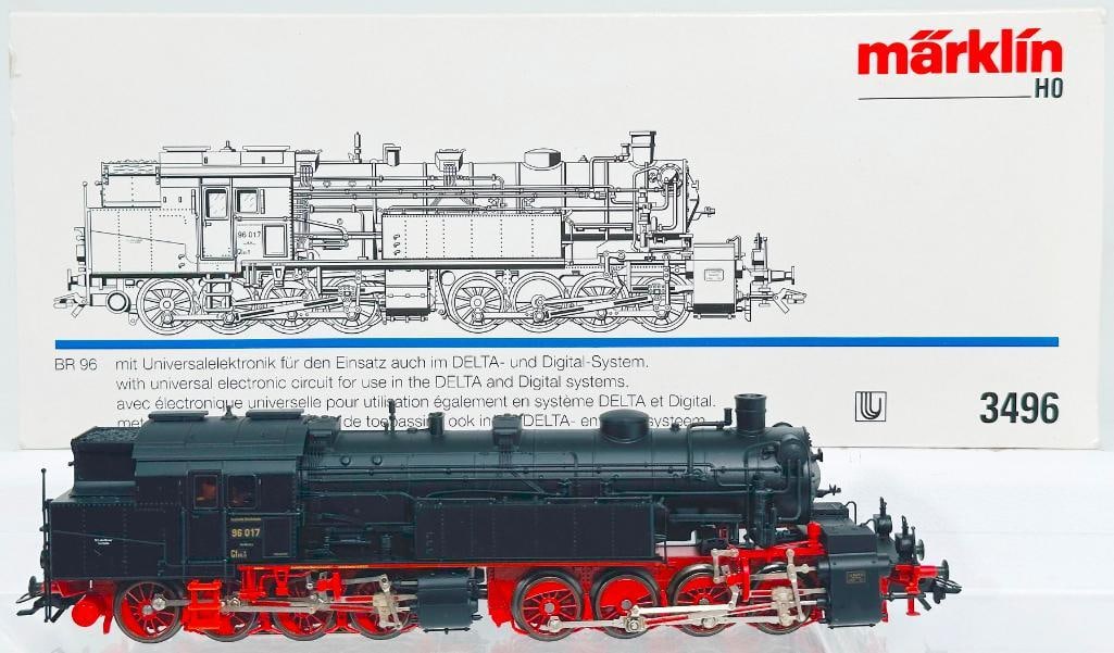 Marklin Modern HO Scale #3496 0 - 8 - 8 - 0 BR 96 Tank Locomotive Boxed (1 of 8)