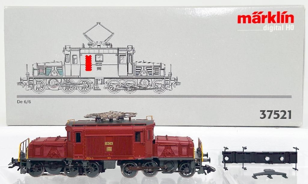 Marklin Modern Digital HO Scale #37521 De 6/6 III Seetal - Krokodil Electric Locomotive Boxed (1 of 8)