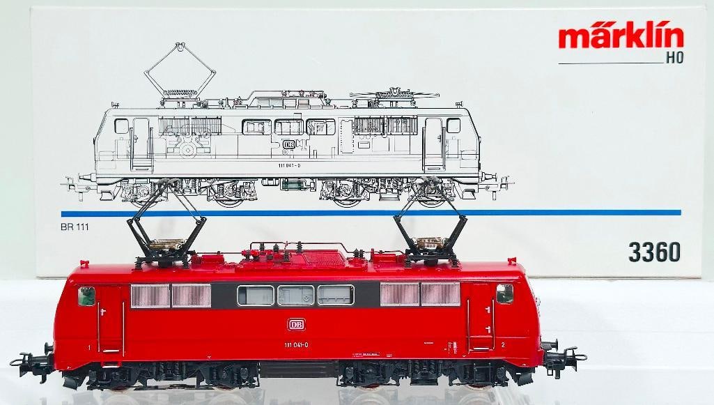Marklin Modern HO Scale #3360 DB BR 111 Electric Locomotive Boxed (1 of 8)