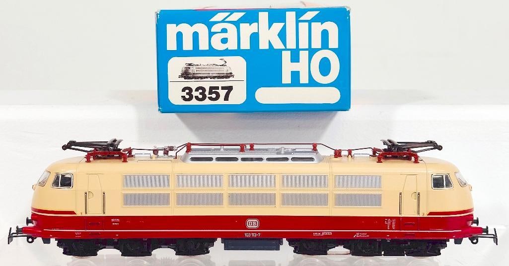 Marklin Postwar HO Scale #3357 DB Class 103 Electric Locomotive Boxed (1 of 8)