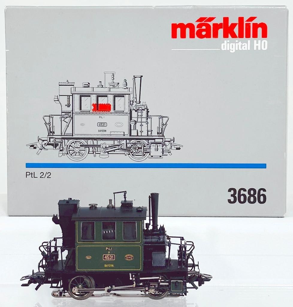 Marklin Modern Digital HO Scale #3686 Glaskasten PtL 2/2 Locomotive Boxed (1 of 8)