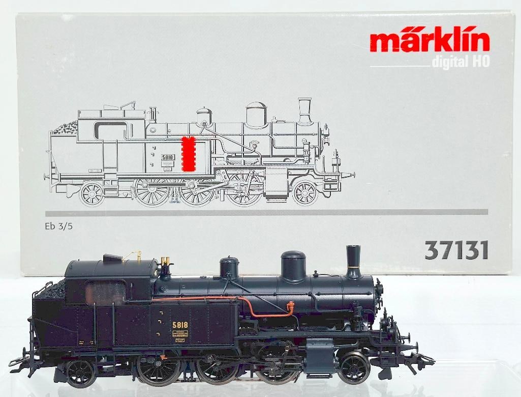 Marklin Modern Digital HO Scale #37131 2 - 6 - 2 Eb 3/5 Tank Locomotive Boxed (1 of 8)