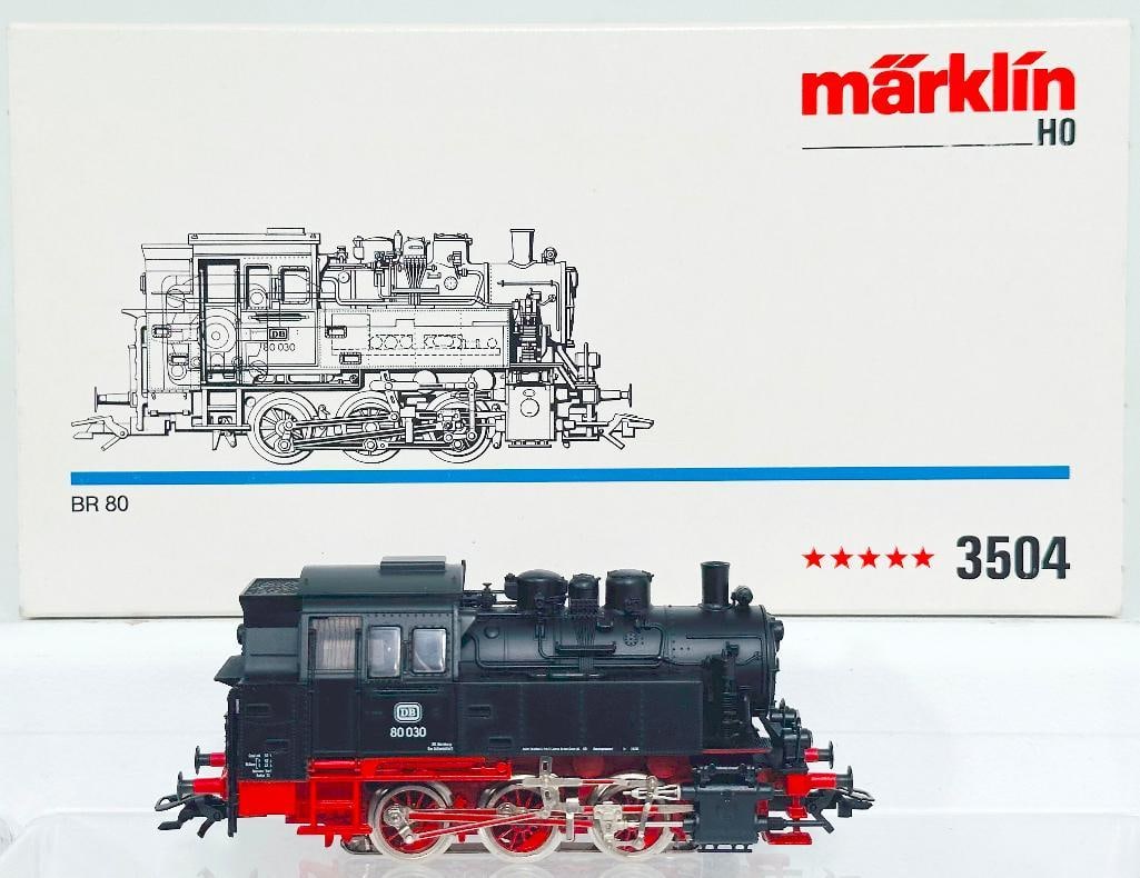 Marklin Modern HO Scale #3504 0 - 6 - 0 BR 80 Tank Locomotive Boxed (1 of 8)