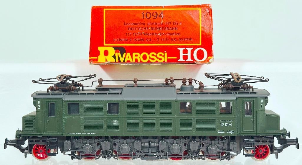 Rivarossi Modern HO Scale #1094 Electric Locomotive 117 121 - 4 Boxed (1 of 8)