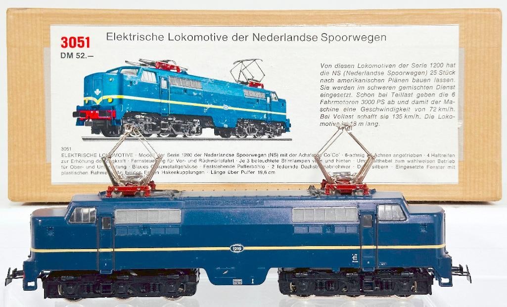 Marklin Postwar HO Scale #3051 0 - 6 - 0 DM 52Class 1200/ NS Holland Electric Locomotive (1 of 7)