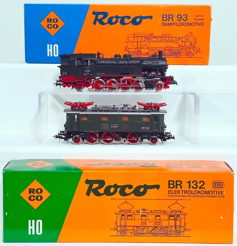 Roco Modern HO Scale #04122 A Dampflok Locomotive BR 93 Boxed and #14145 A (1 of 8)