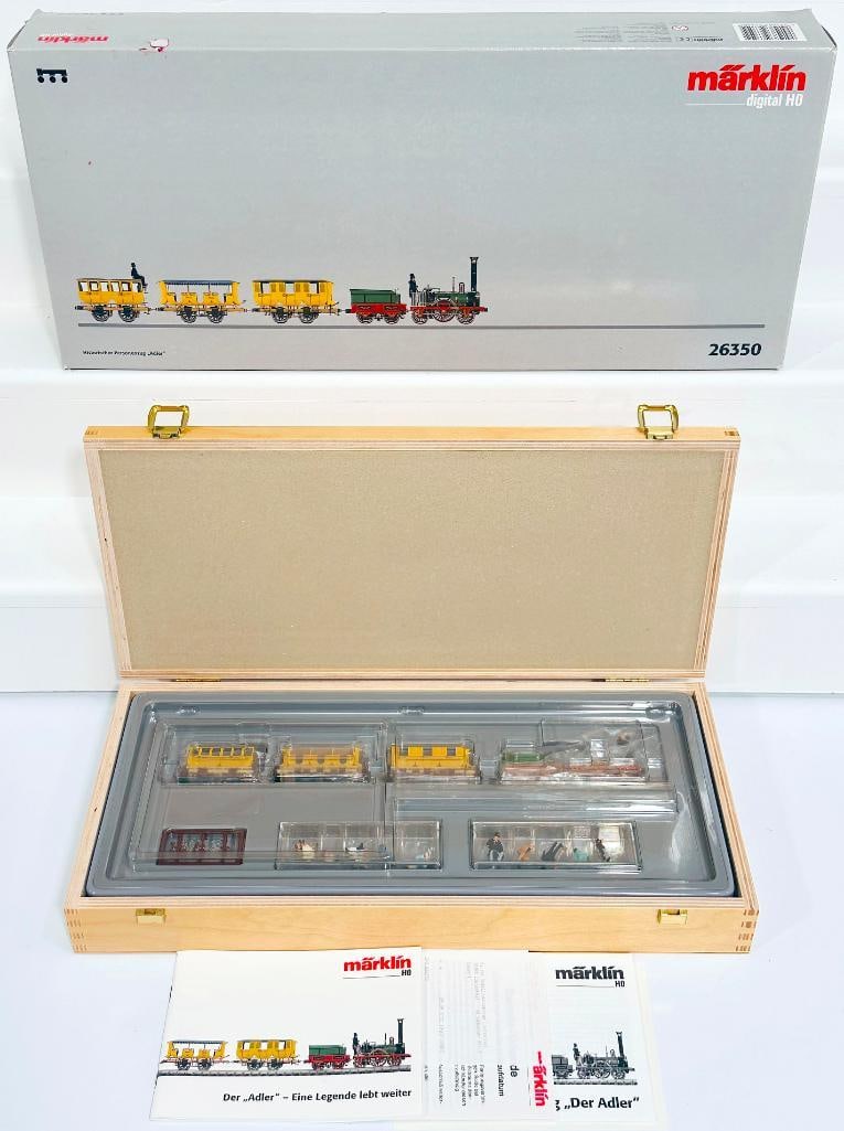Marklin Modern Digital HO Scale #26350 Adler Train Wagen Set Boxed (1 of 11)