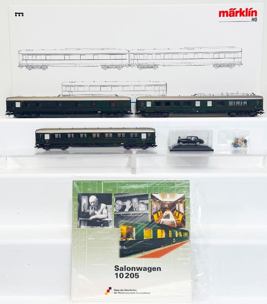 Marklin Modern HO Scale #43229 Salonwagen - Set 3 Passenger Cars Boxed (1 of 8)
