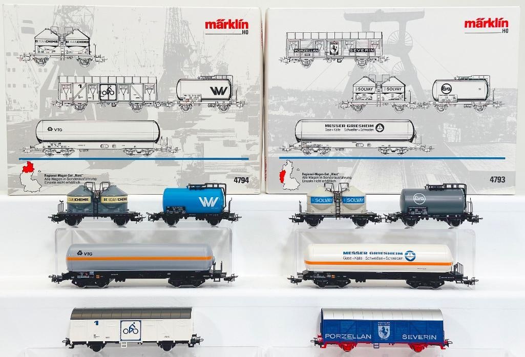 Marklin Modern HO Scale #4794 DB Regional - Wagen Set Nowrd OOD Boxed and #4793 DB Regional Wagen (1 of 8)