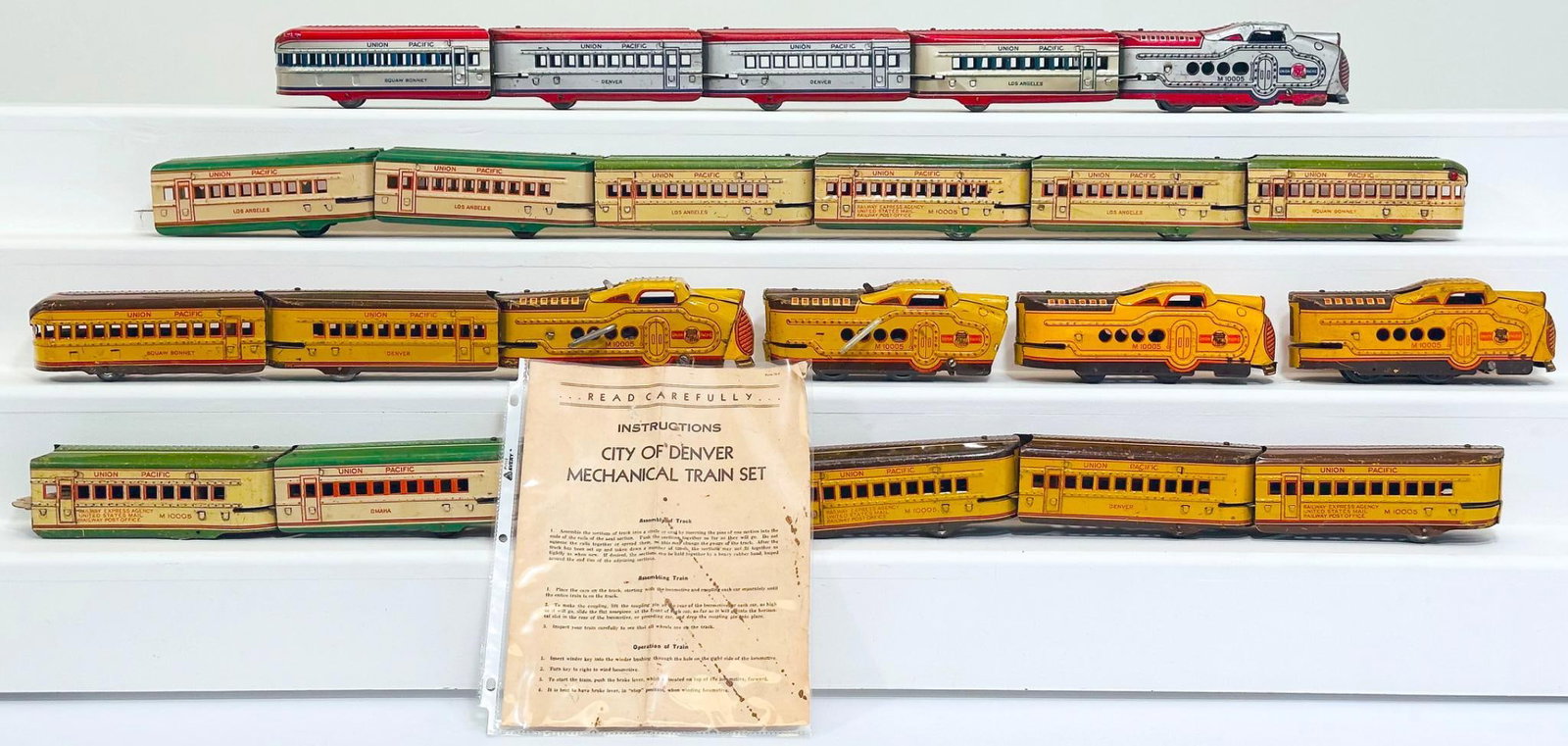 Marx Prewar O Gauge M10005 Union Pacific Streamliner Sets (1 of 10)