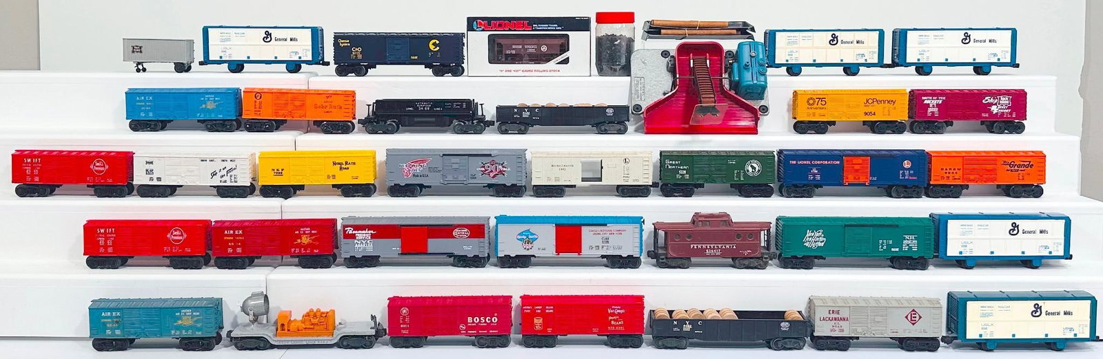 Lionel Postwar and Modern Assorted Freight Cars and 397 Coal Loader (1 of 4)