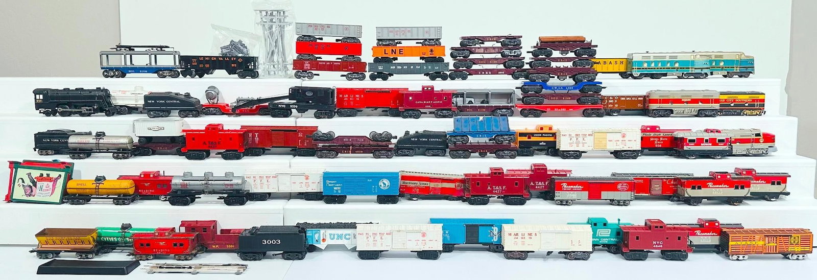 Marx Prewar and Postwar O Gauge Assorted Freight Cars and Passenger Cars (1 of 4)