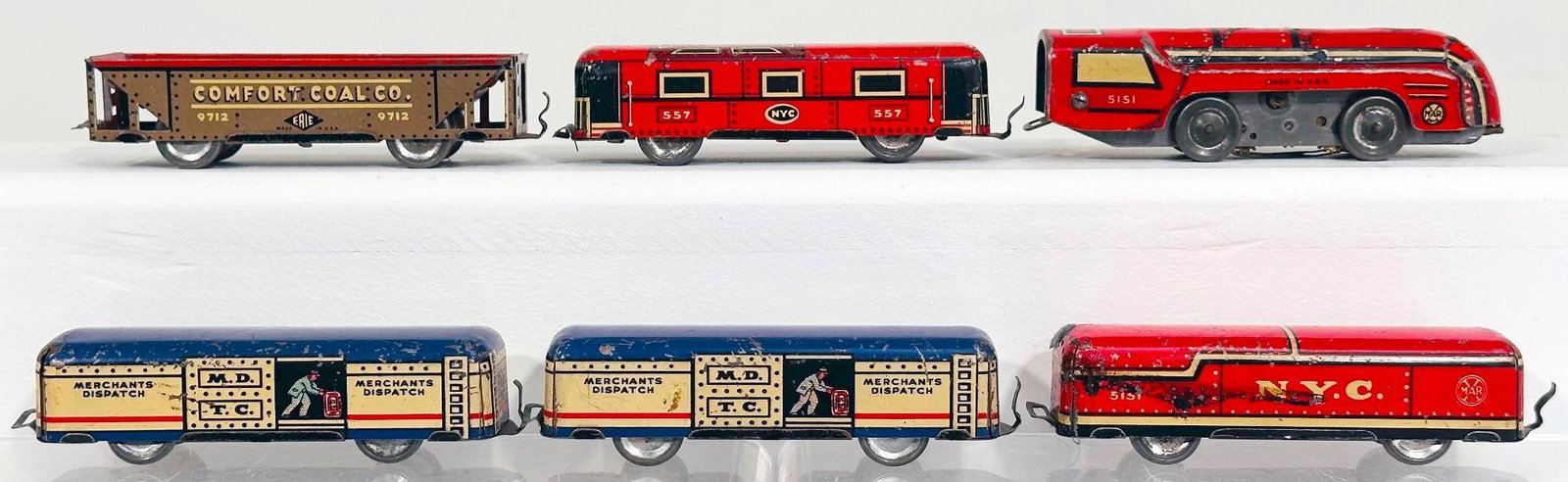 Marx Prewar Tabletop Train RARE (1 of 6)